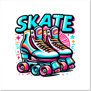 Roller Skates Posters and Art